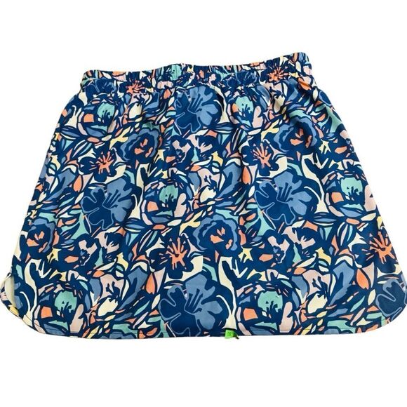 St. John’s Bay Blue Floral Skort - Picture 1 of 8
